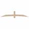 Ekena Millwork Bellingham Smooth Timber Gable Bracket, Douglas Fir, 96"W x 20"H x 1 1/2"D x 5 1/2"F, 5/12 Pitch GBW096X20X0206BEL00SDF - alternate 1